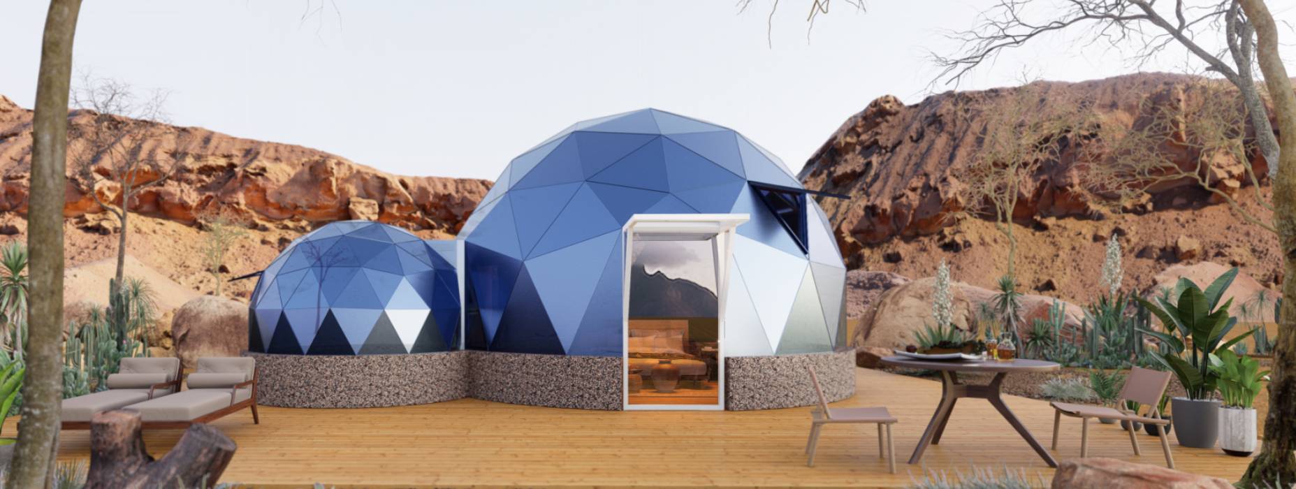 夏河县球形智能光伏玻璃星空房